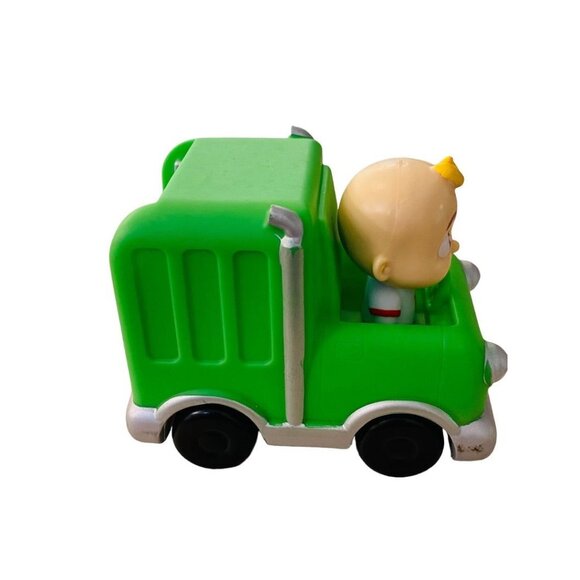 Cocomelon Kids Toy Green Garbage Truck 4" 2020 Moonbug Jazwares - Picture 7 of 8